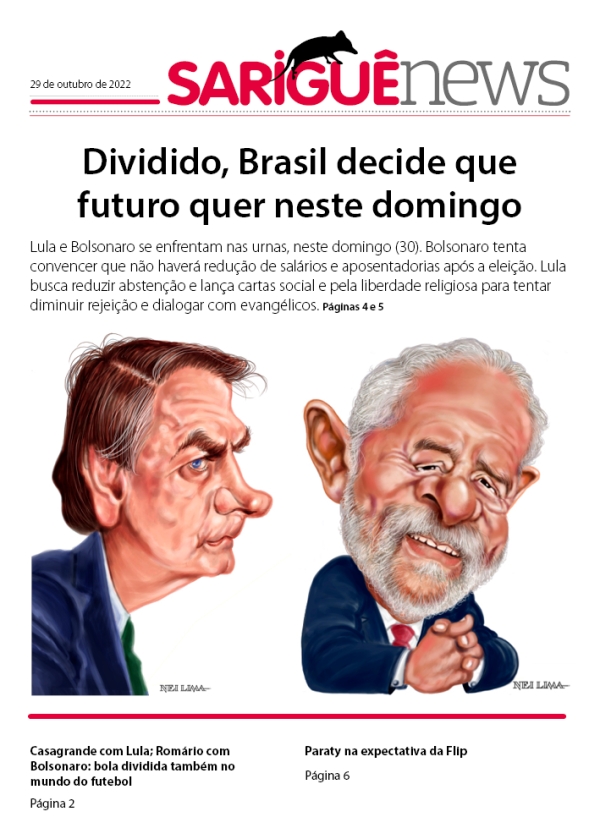 Capa do Jornal Sariguê News